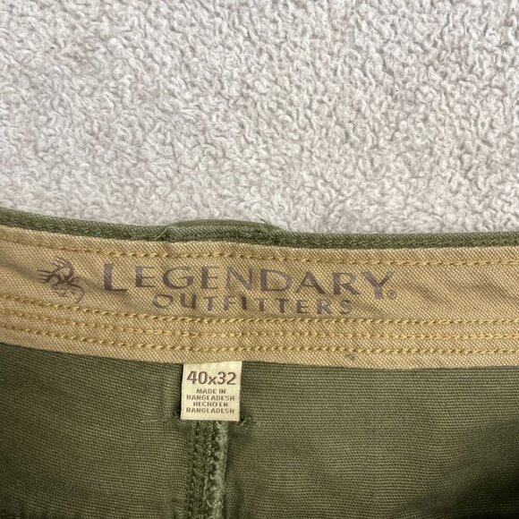 NEW Legendary Outfitters Men's 40x32 Stretch Canvas Pants Olive Workwear - Picture 4 of 8